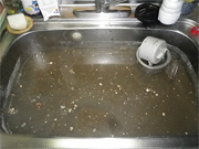 台所排水口洗浄